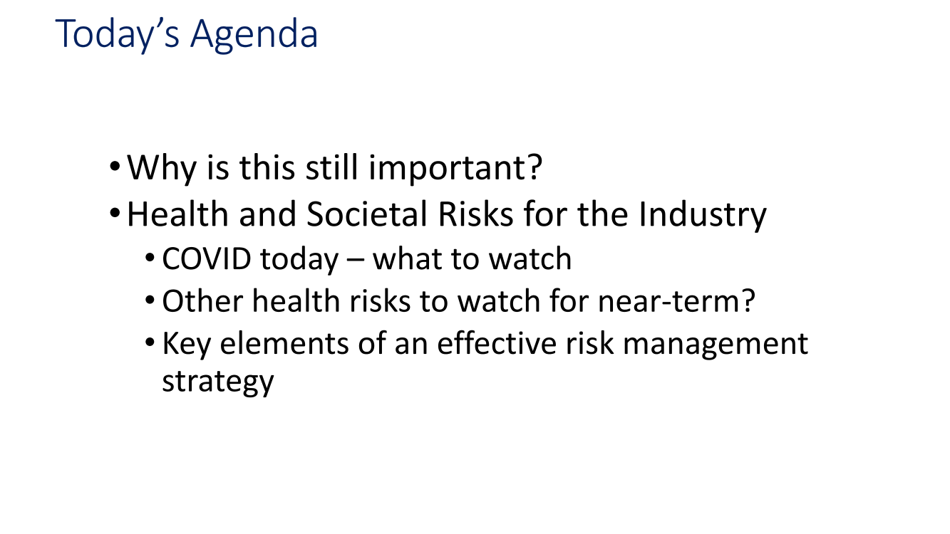 WEBINAR: September 2023 Event Health and Safety – Navigating the Future with Proven Risk Management Strategies page 21