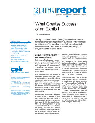 What Creates Success of an Exhibit?